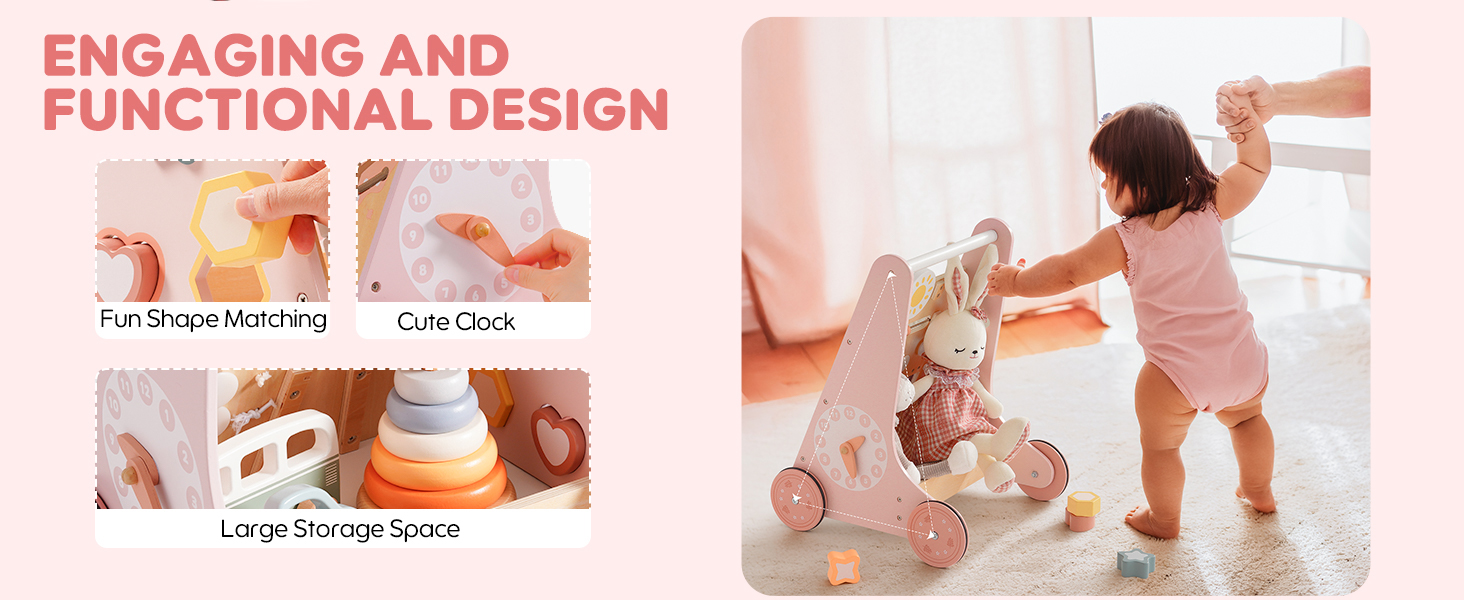 Wooden Baby Walker