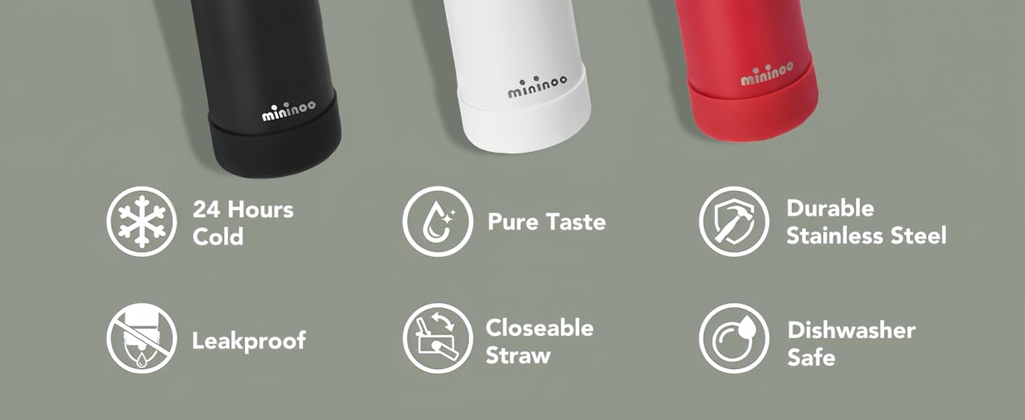 24oz ceramic lined water bottle