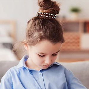 haarkamm hochzeit schwarz