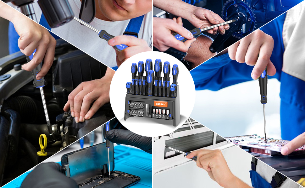 Flathead and Phillips Screwdrivers