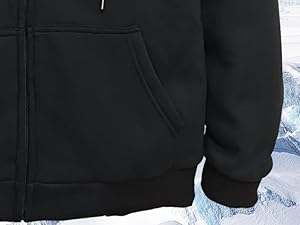 mens fleece lined jackets