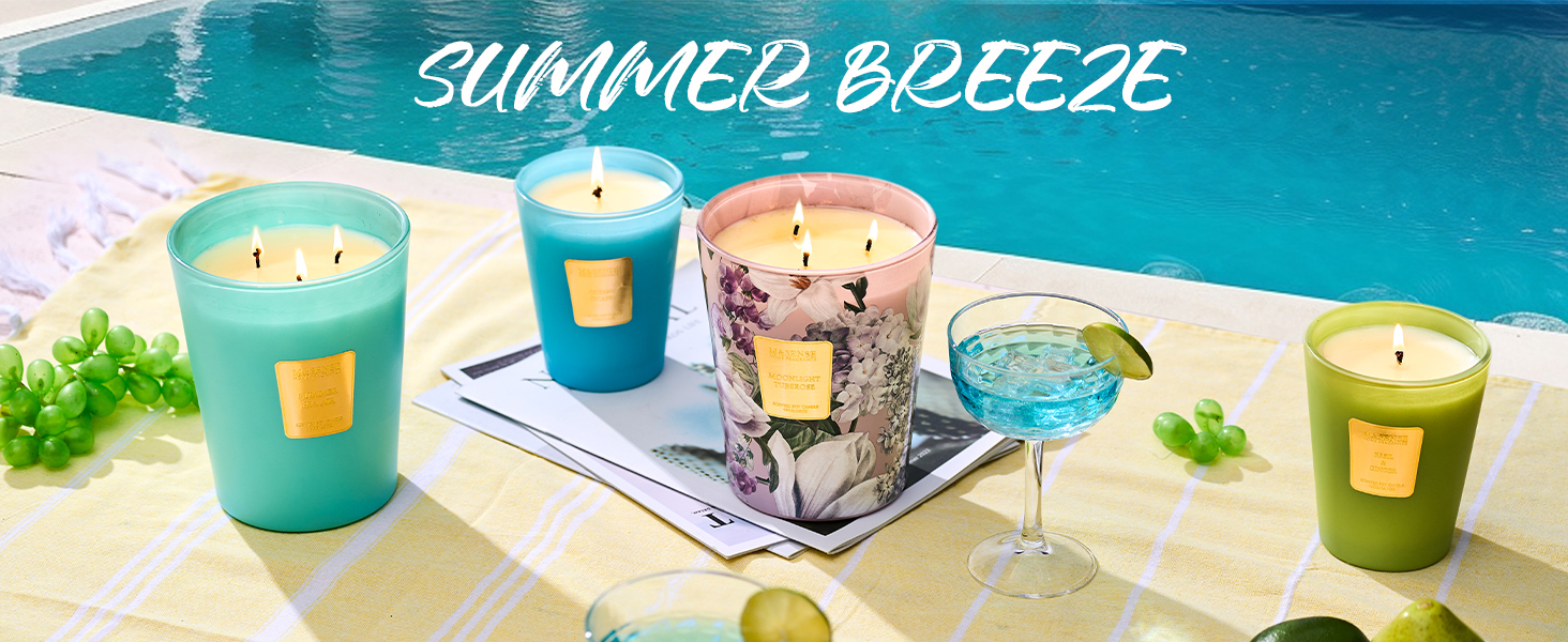 summer scented candles