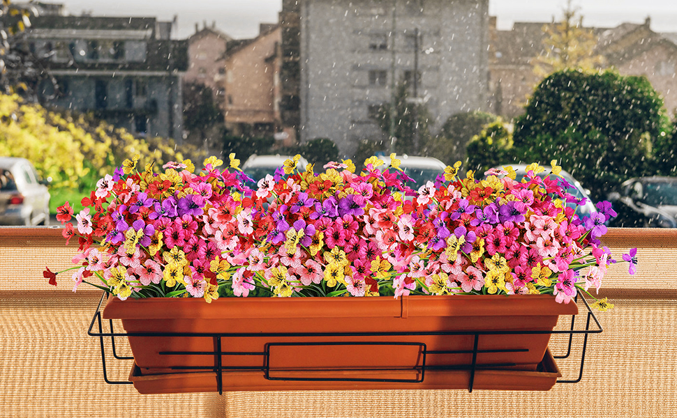 artificial flowers for outdoors
