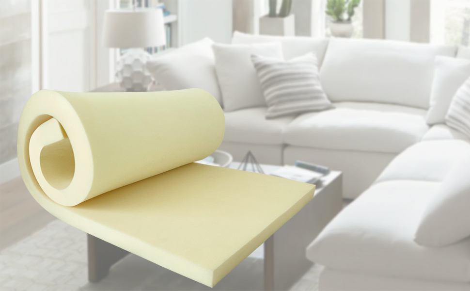 Nigoone Upholstery Foam Cushion 5"X 24"X 24" Memory Foam