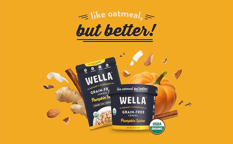 Wella Grain Free Cereal Oatmeal Alternative Organic