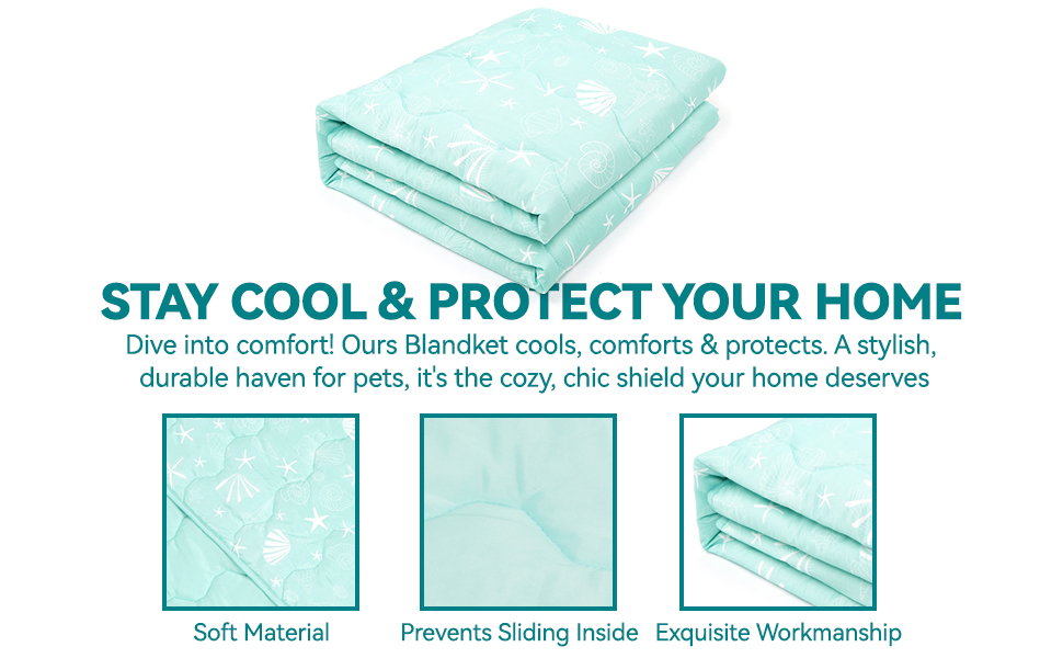 pet blanket blue