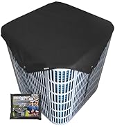 COVERTIFY Central Air Conditioner Covers for Outside Units, 600D Oxford Waterproof AC Covers for ...