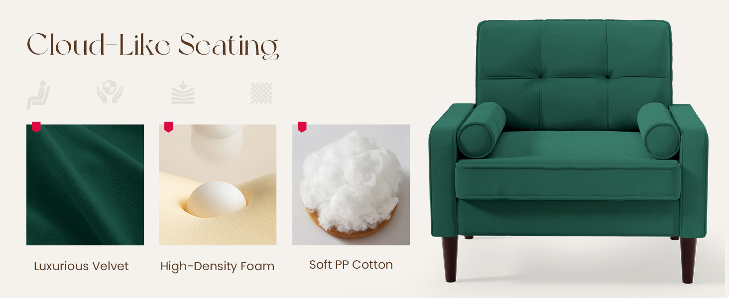 A smart addition to a living room, accent chairs can frame your sofa to create an intimate place.