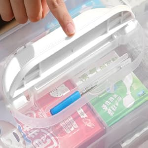 craft storage box with lock