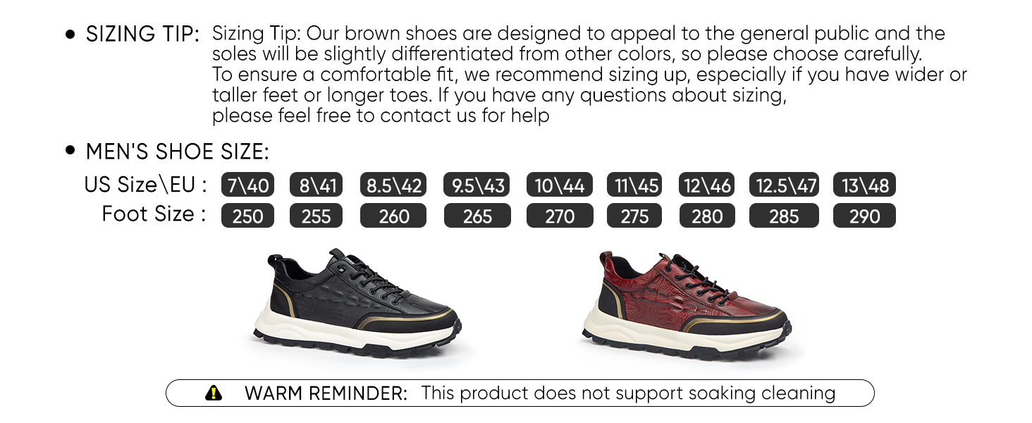 Men's leather sneakers