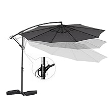 Parasol Déporté avec Manivelle