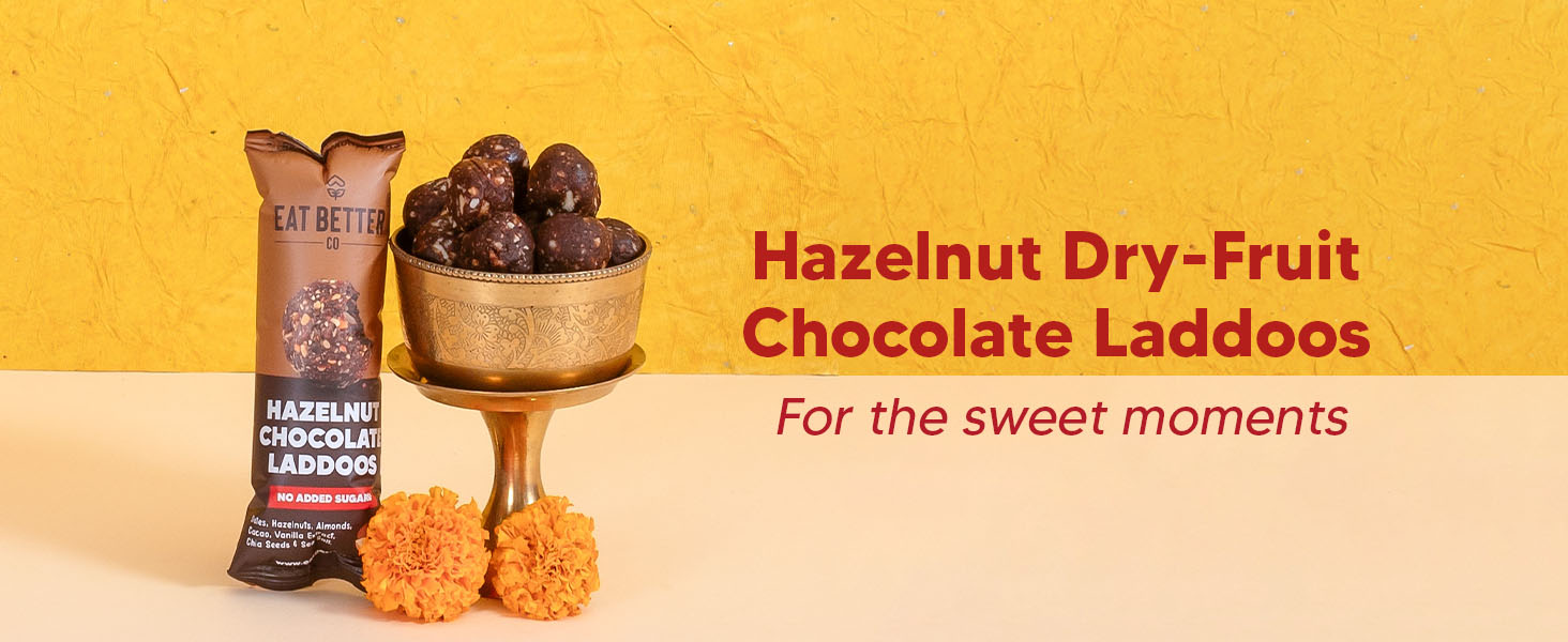 Hazelnut Dry-Fruit Chocolate Laddoos
