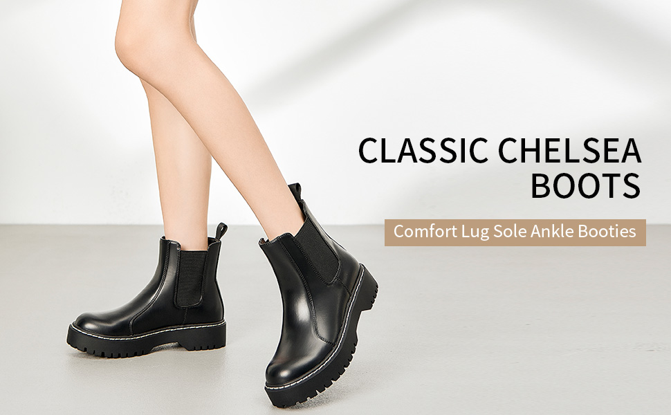 Women's Classic Platform Chelsea Boots