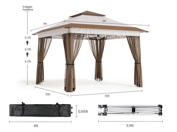 A Night In Texas 4枚セット Amazon.com : Bealife 11x11 Pop Up Gazebo Tent with Mosquito