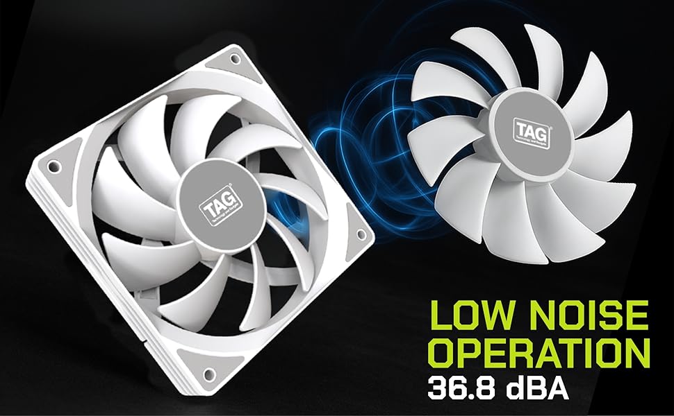 low noise cabinet fan