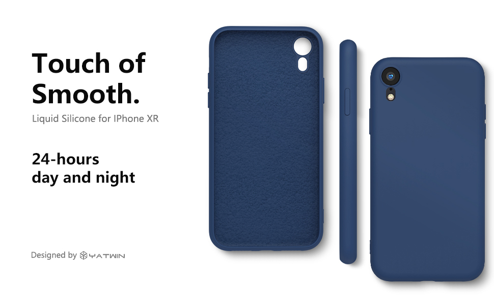 Apple iPhone XR Silicone Phone Case Dark Blue