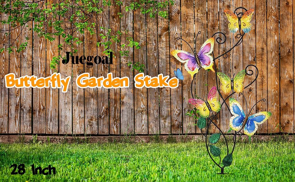 28 Inch Butterfly Garden Stake