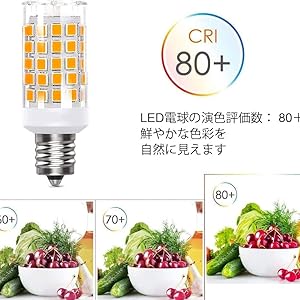E12 LED電球 E12口金 3000K 電球色 調光可能(4個入) Amazon | ORALUCE LED電球 E12 口金 40W相当 電球色 3000k 5W