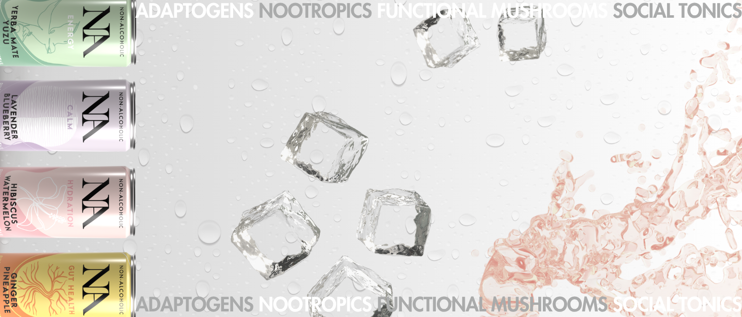 478bd573-9d67-4c2c-9ca4-3b7046dbd964.__CR0,0,1464,625_PT0_SX1464_V1___ NA Non-Alcoholic Functional Adaptogen Drinks with Ashwagandha, Mushrooms and Magnesium for Calming | Low Sugar, Low Calorie Social Tonic | Lavender Tea & Blueberry, 8.4oz Cans (12 Pack)