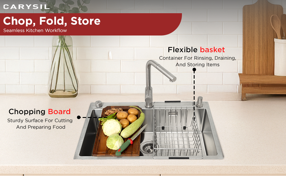 Stainless Steel Kitchen Sink; Durable Stainless Steel Sink; Single Bowl Stainless Steel Sink