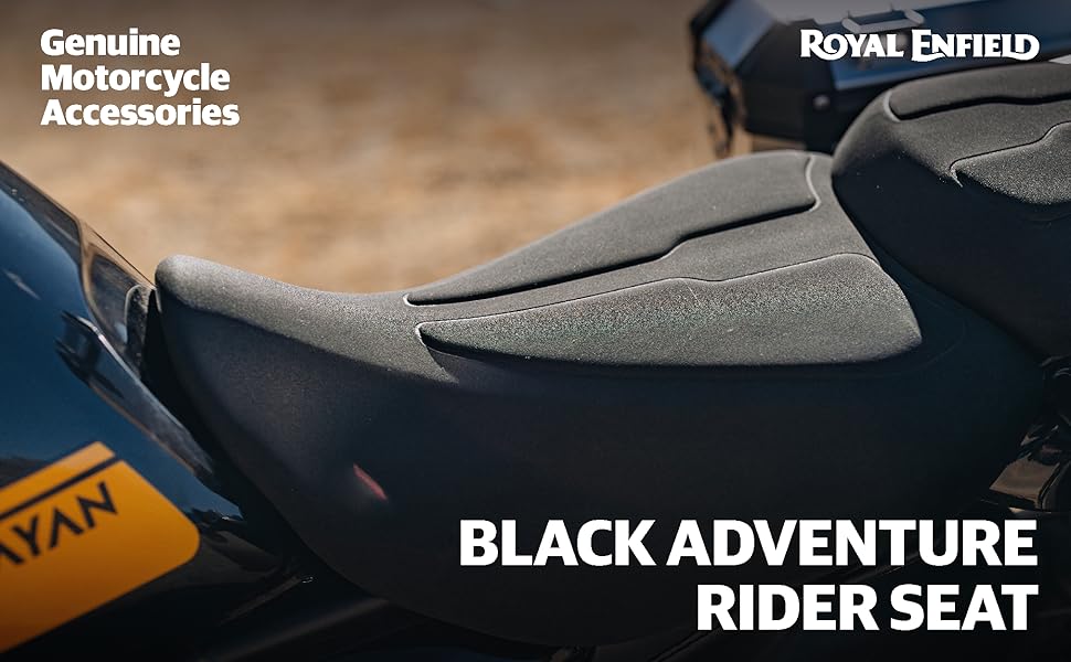 Royal enfield Black Adventure Rider Seat 