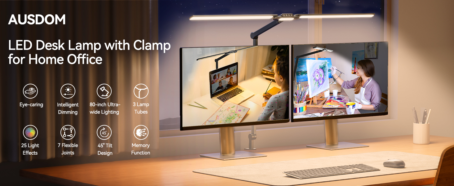 Led Desk Lamp with Clamp