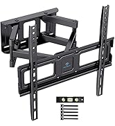 PERLESMITH Soporte TV Pared Articulado Inclinable Y Giratorio – Soporte TV para 26-65 Pulgadas Pa...