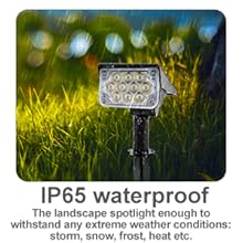 solar spotlight waterproof