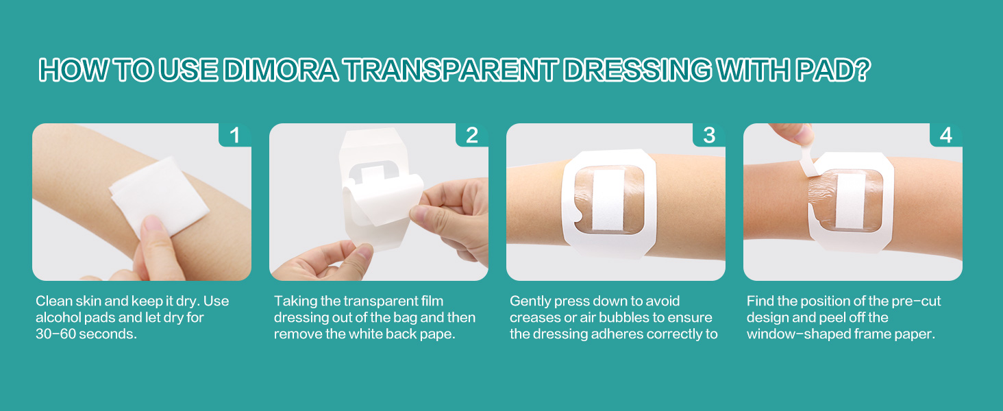 waterproof transparent dressing