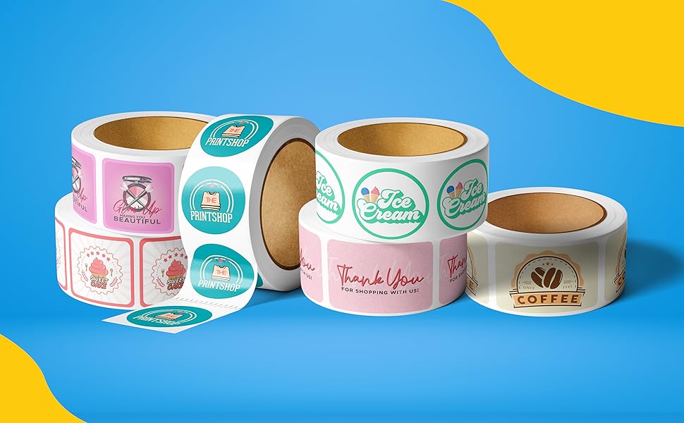 instMerch Custom Labels — Personalized Custom Stickers for Business Logo