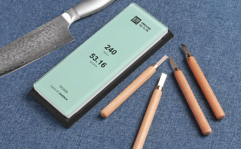 Premium Glass Sharpening Stone, Professional Whetstone, Glass Stone 15,000 Grit