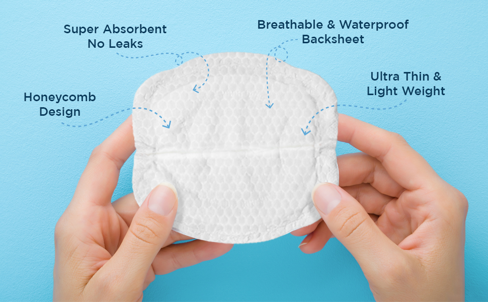 Buy LuvLap Ultra Thin Nursing Breast Pads, 48pcs, Disposable