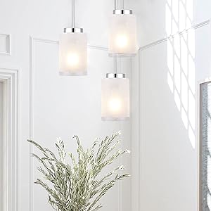 brushed nickel Industrial single house lights