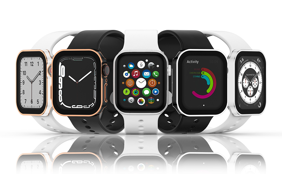 Amazon.co.jp: Singiuzoo Apple Watch 用 防水ケース 45mm 44mm