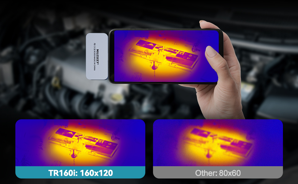 MiLESEEY TR160i Wärmebildkamera für Android Type-C, 20g ...
