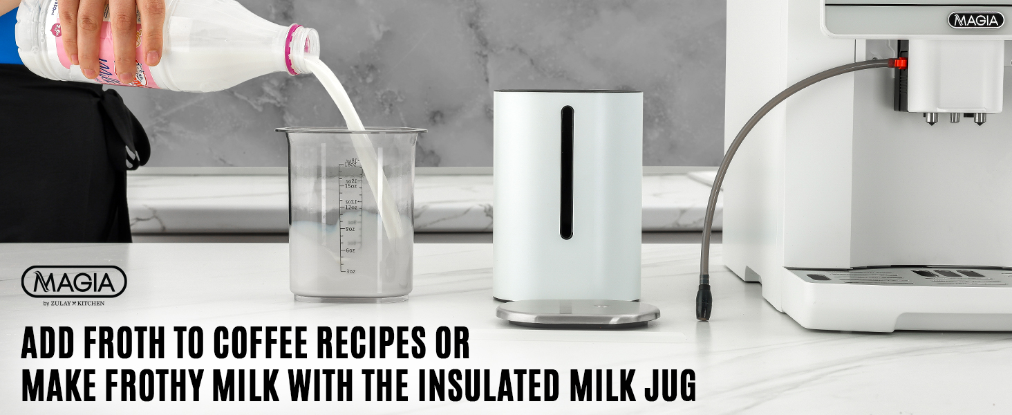 Zulay Magia Automatic Espresso Machine with Grinder