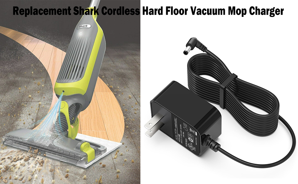 Charger for Shark VACMOP VM200 VC200 VM200C UM200 UM205