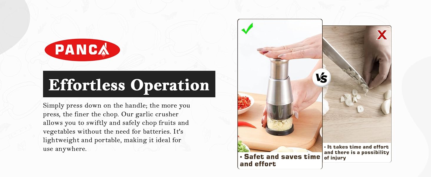 Stainless Steel Garlic Chopper