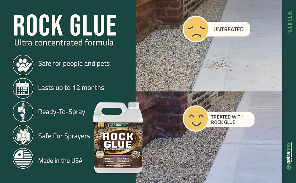 PetraTools Rock Glue, Small Gravel Binder, Landscape