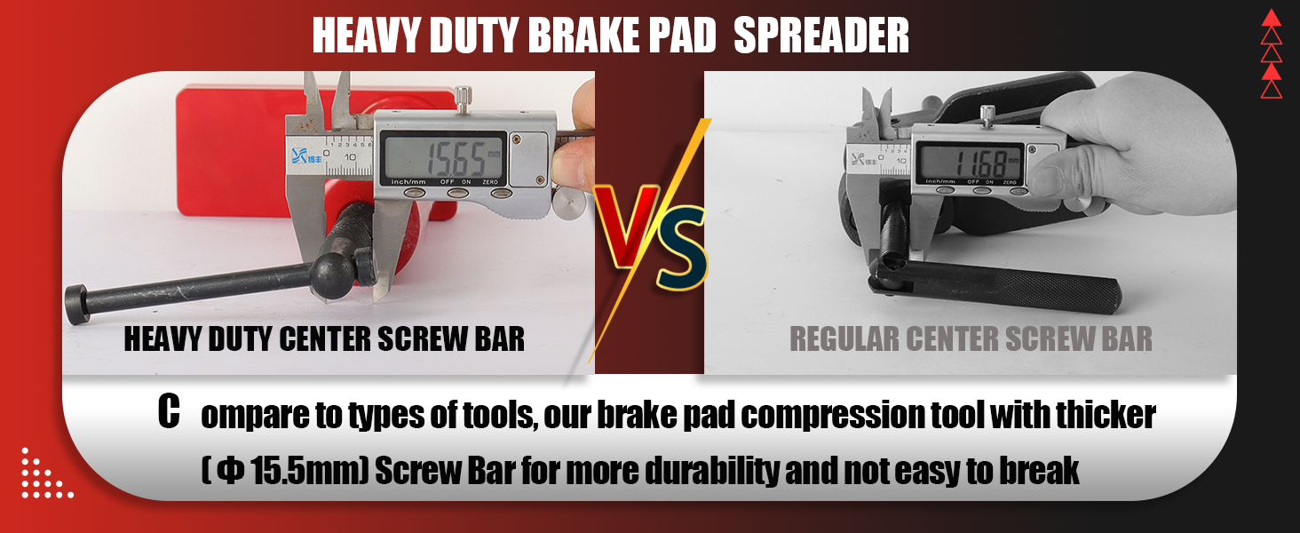 heavy duty brake piston compressor tool