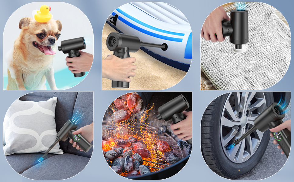 Compressed Air Duster 100W 2 in 1 Electric Air Duster Blower 100000 RPM