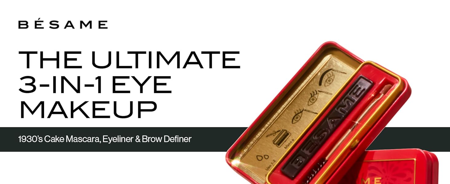 Besame Cosmetics 3-in-1 Eye Makeup
