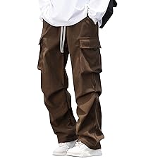 Amazon | [Fasshonrida] コーデュロイパンツ メンズ サルエル