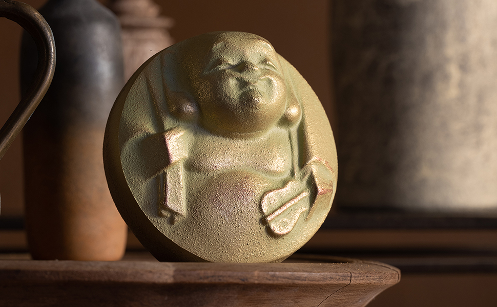 Amazon.co.jp: 福の神 布袋 日展彫刻家 三枝惣太郎 原型＿仏像