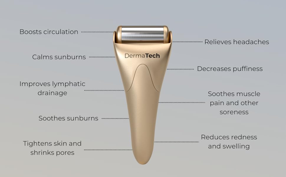 skinny confidential ice roller, stainless steel ice roller, cute ice roller, aesthetic ice roller