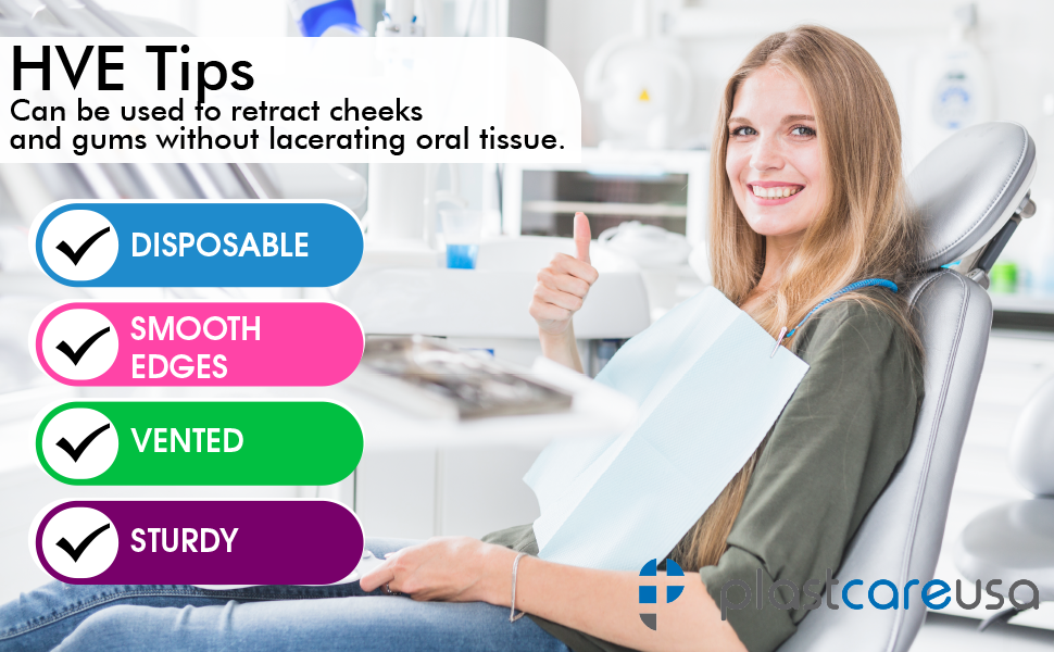 Mua 100 HVE Evacuation Suction Dental Tips, Vented, Rainbow Assorted