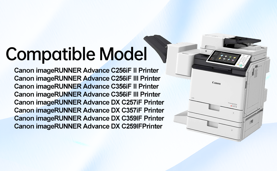 YOUTOP Remanufactured 4PK GPR58 GPR58 Toner Cartridge