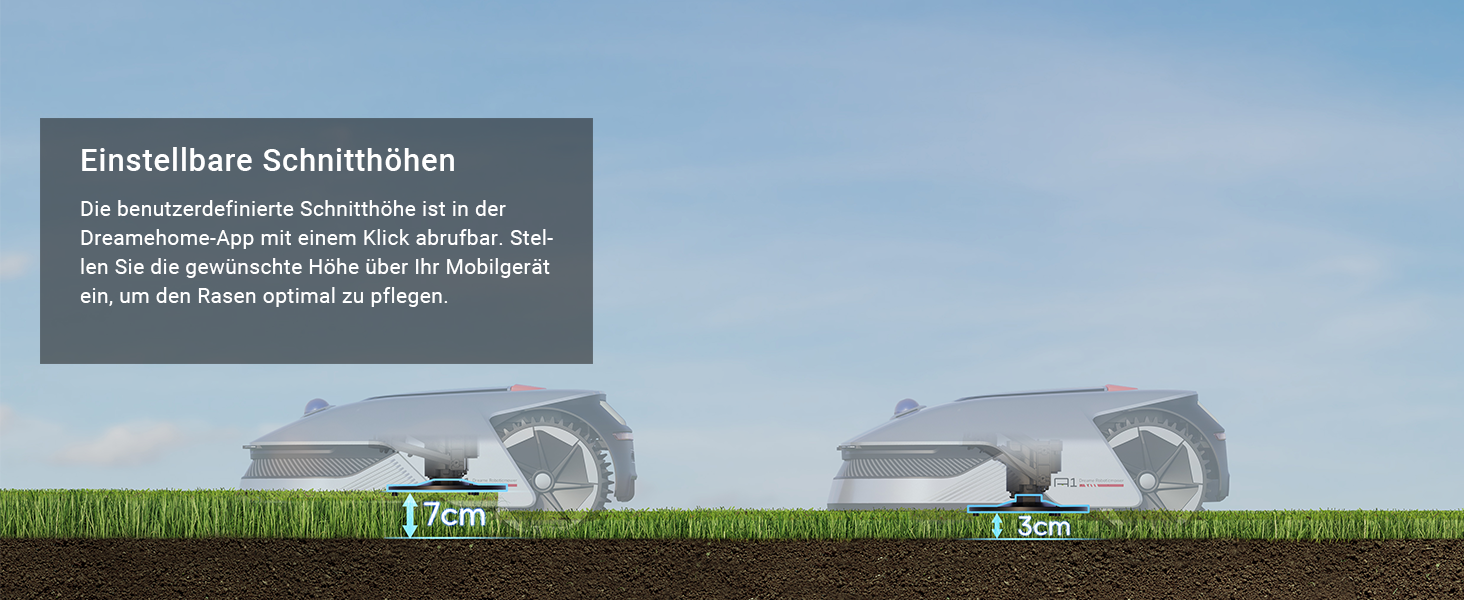 DREAME Intelligent Mähroboter Mower A1, Rasenmäher Roboter, App