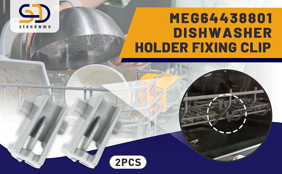 Dishwasher Rack Fixing Clip 1