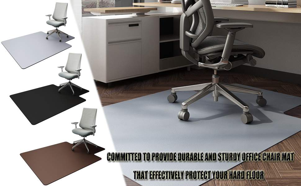 Office Chair Mat for Carpeted Floors, Hardwood Floor Anti